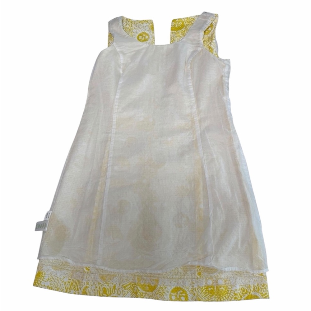 Lilly Pulitzer Yellow Lace-Trim Mini Dress - Picture 12 of 16